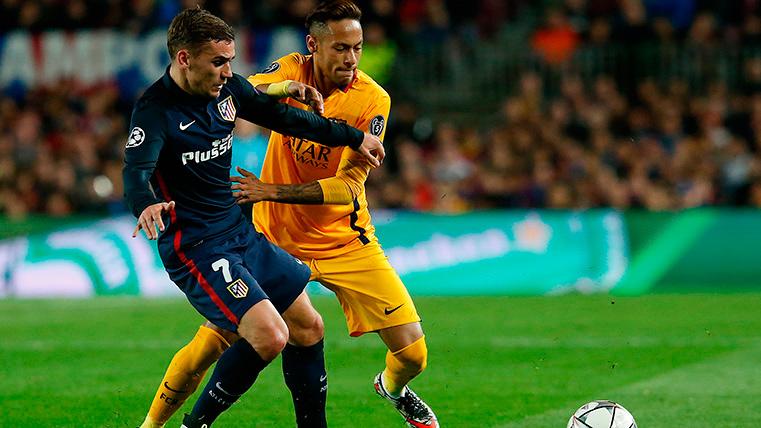 Neymar Jr And Griezmann, during a Barça-Athletic in an image of archive
