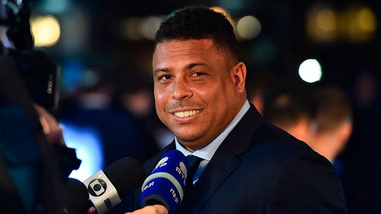 Ronaldo Nazário, during an interview in an image of archive