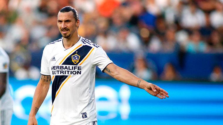 Zlatan Ibrahimovic, during a party with THE Galaxy