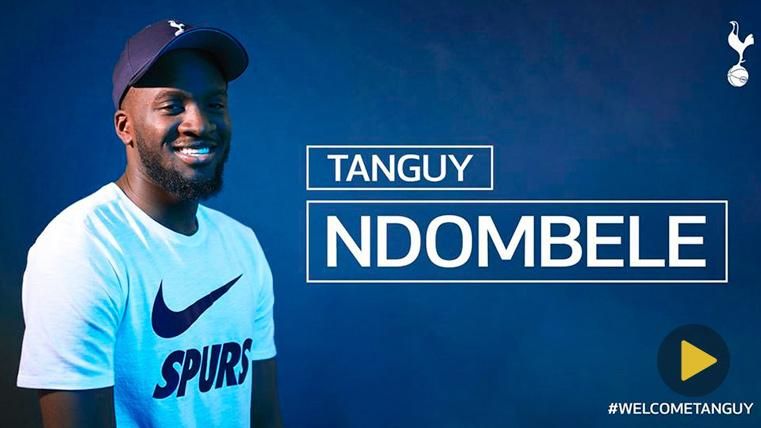 Tanguy Ndombélé, new player of the Tottenham