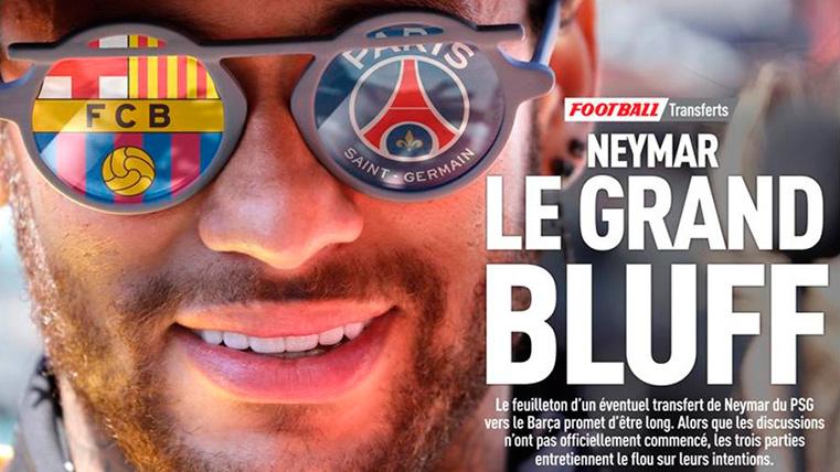 Cover of L'Équipe of this Wednesday in the French press