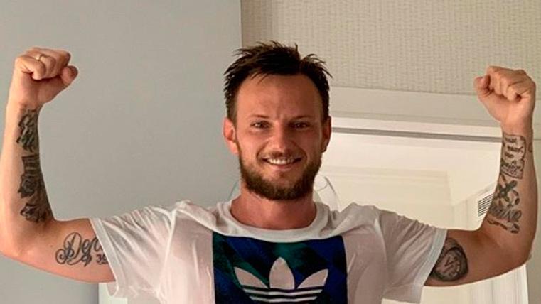 Ivan Rakitic, after finalising a session of training