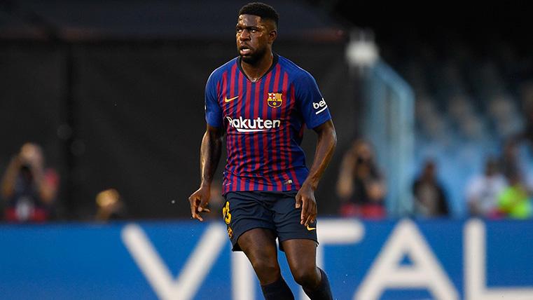 Umtiti In a party of the Barça this course