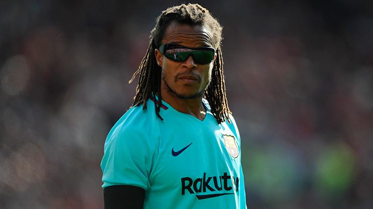 Edgar Davids in a party of legends with the Barça