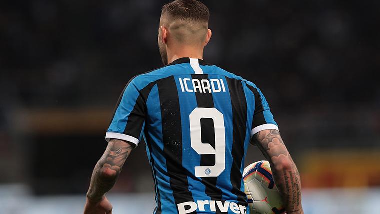 Mauro Icardi, durante un partido con el Inter de Milán