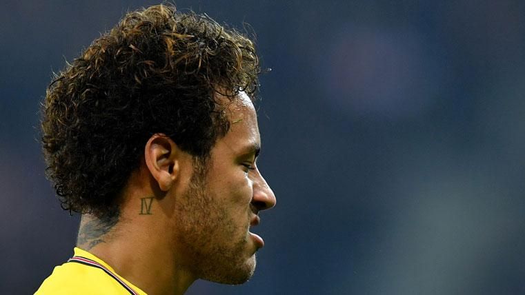 Neymar, molesto en el PSG