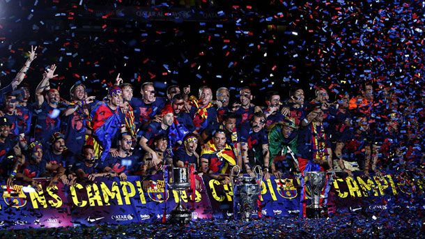 The fc barcelona wants to repeat the gesta this season