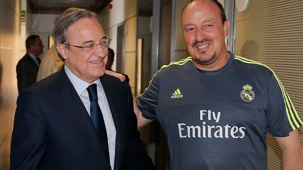 The ex trainer of the real madrid has dotted the i's and cross the t's