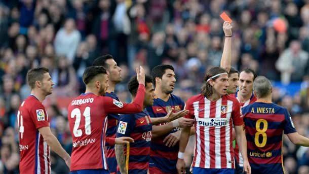Three parties of sanction for filipe by the entrance to messi!