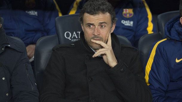Press conference of luis enrique after the fc barcelona athletic
