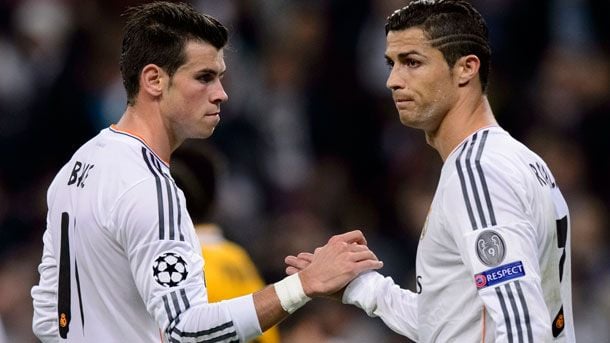 Cristiano ronaldo and gareth bleat, the most expensive of the real madrid and of the world