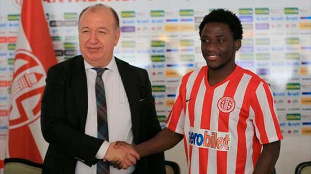 The Turkish forward helped in the signing of lionel enguene by the antalyaspor Turkish