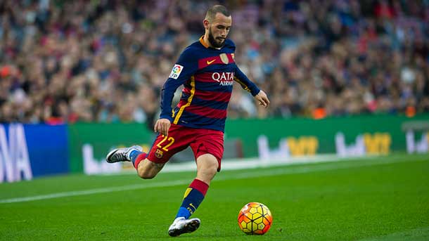 Aleix vidal Contested his first party with the fc barcelona like extreme in front of the rcd espanyol in the party of turn of the eighth of glass