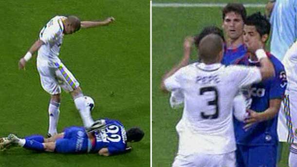 The central Portuguese of the real madrid lost the temper, as many times it has happened him