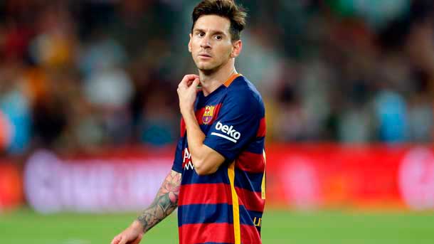 The referee of the espanyol fc barcelona loomed to read messi saying him that did not happen him any more