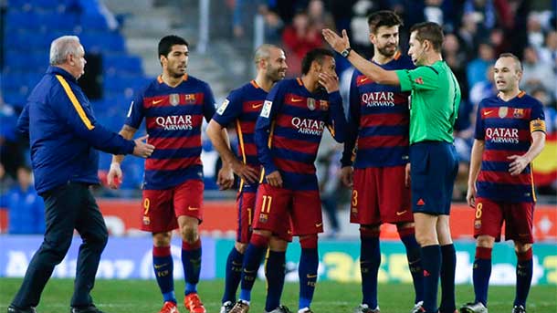 In spite of the tie in front of the espanyol, the fc barcelona equalised the eighteen parties without losing of the past season