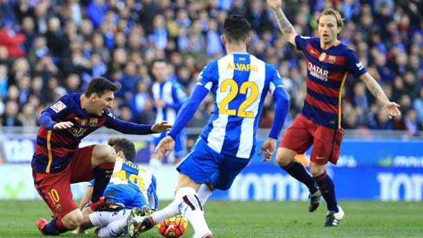 El jugador del espanyol fue uno de los más duros contra el fc barcelona