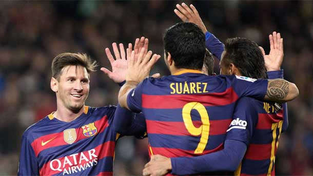 Messi, neymar and suárez are the three better players of 2015 for "l'Équipe"