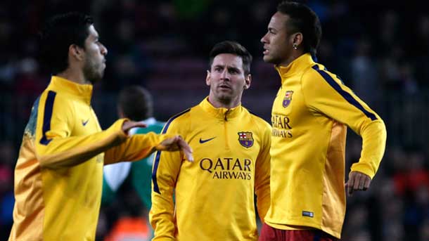 Messi, neymar and luis suárez have annotated between the three 137 goals in 2015