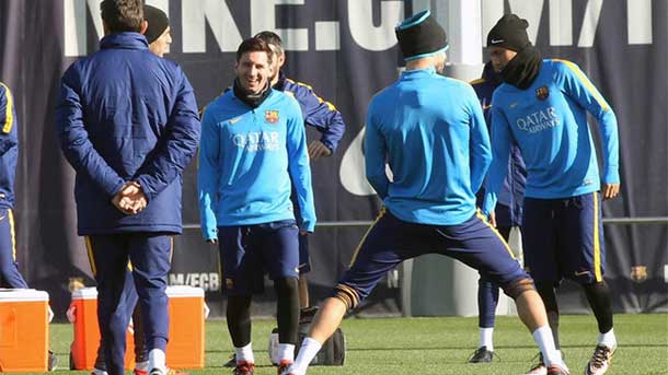 Ltimo Train of the barça before the party against the betis