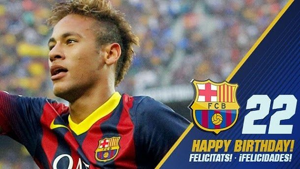 Neymar Fulfils 22 years