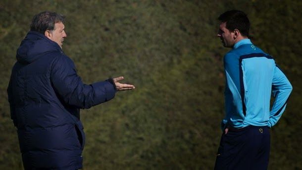 The mysterious conversation between messi and the 'tata' martino