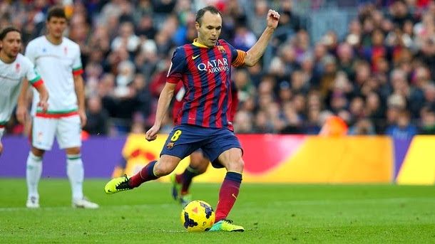 Iniesta, better midfield player of 2013 according to the iffhs