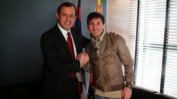 Rosell: "if the balloon of gold is just, will win read messi"