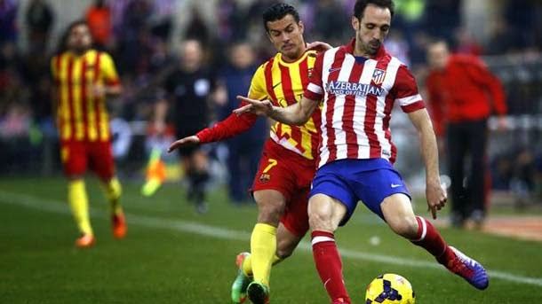 The spectacular 'pipe' of pedro to juanfran