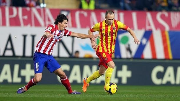 Iniesta was substituted by caution