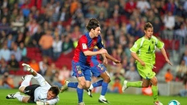 Leo messi marked against the getafe the best goal of his career