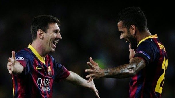 Alves: "messi Is the best, win or no the balloon of gold"
