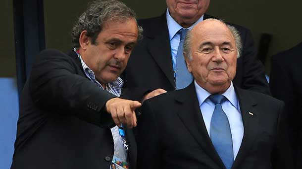 The presidents of the fifa and the uefa have been sanctioned by corruption