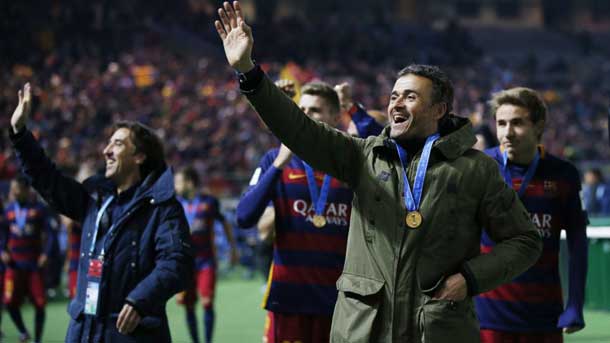 Press conference of luis enrique after the river fc barcelona