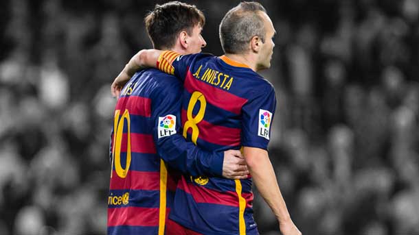 Iniesta and messi are the two players more laureados of the history of the fc barcelona