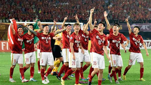Since it arrived scolari, the guangzhou evergrande has not lost a party