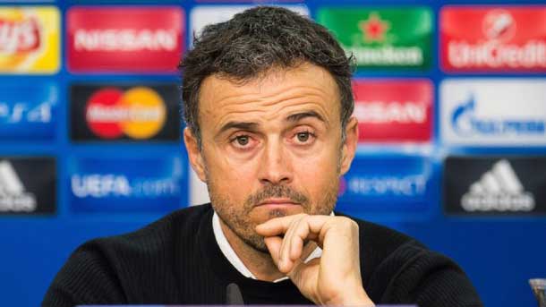 Press conference of luis enrique previous to the fc barcelona guangzhou
