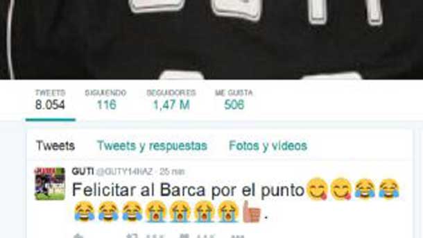 El ex jugador del real madrid intentó dejar en ridículo al fc barcelona