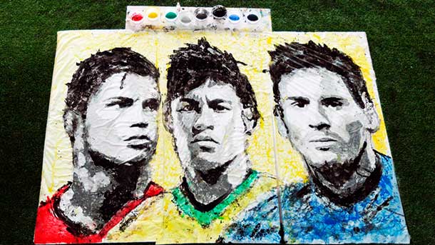 The exfutbolista leonardo situates to neymar by in front of read messi and Christian ronaldo