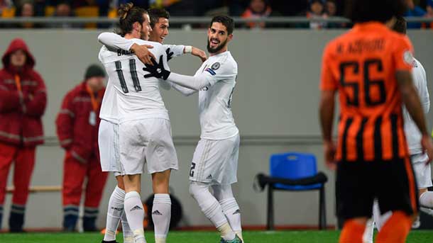 The whites recovered the stray credit in front of the fc barcelona goleando to the shakhtar donetsk
