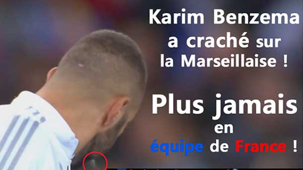 A French politics asks that benzema was expelled of the French selection by purportedly escupir during the marsellesa