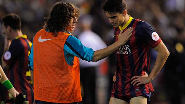 The one who was central of the fc barcelona has happened  to representative of players and has fichado to marc bartra