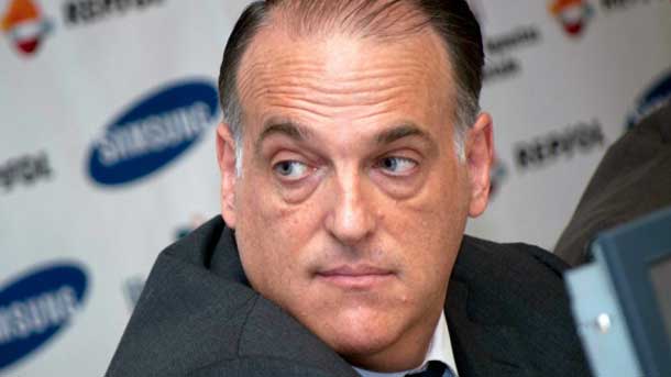 The president of the league bbva is adherent to withdraw the esteladas of the bernabéu