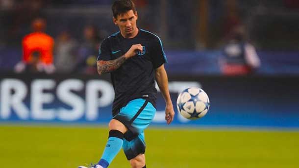 Messi volvió a entrenarse durante la mañana de este sábado