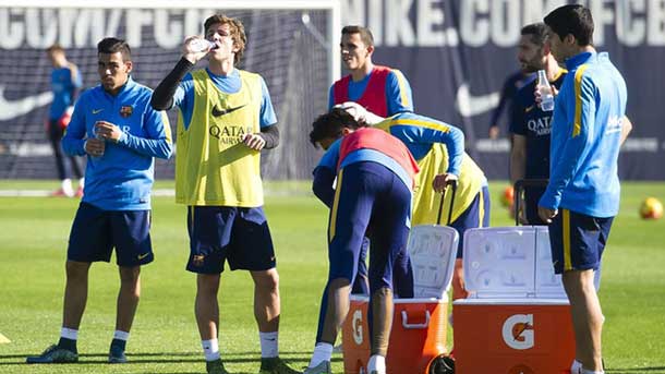 The barça had to train this Friday, but luis enrique has given rest