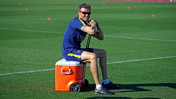 Luis enrique completed the training with four juvenile