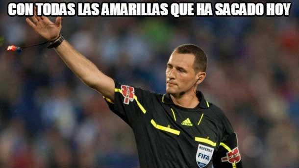 The meme of the day agrees  of the referee, of Christian and of mathieu