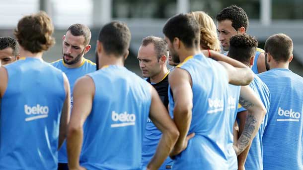 The culés exercised  this Thursday in the ciutat esportiva with the presence of five players of the filial