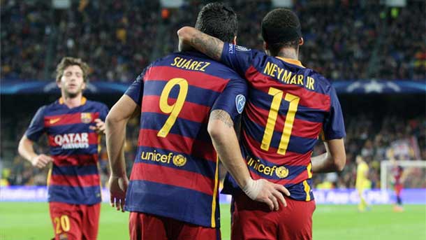 The barça does not have at all that fear if has to neymar and luis suárez in his team