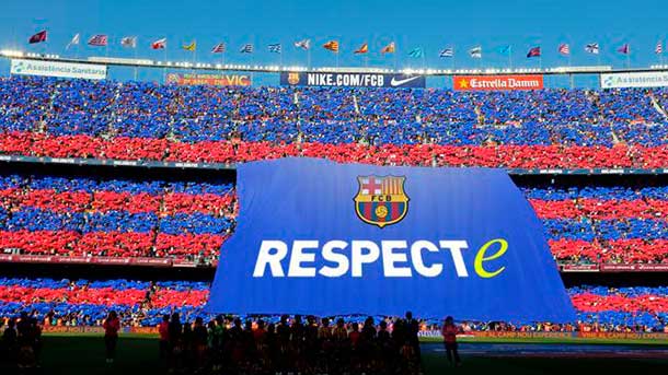 The club blaugrana backs and asks permise to the uefa to be able to exhibit a banner of protest